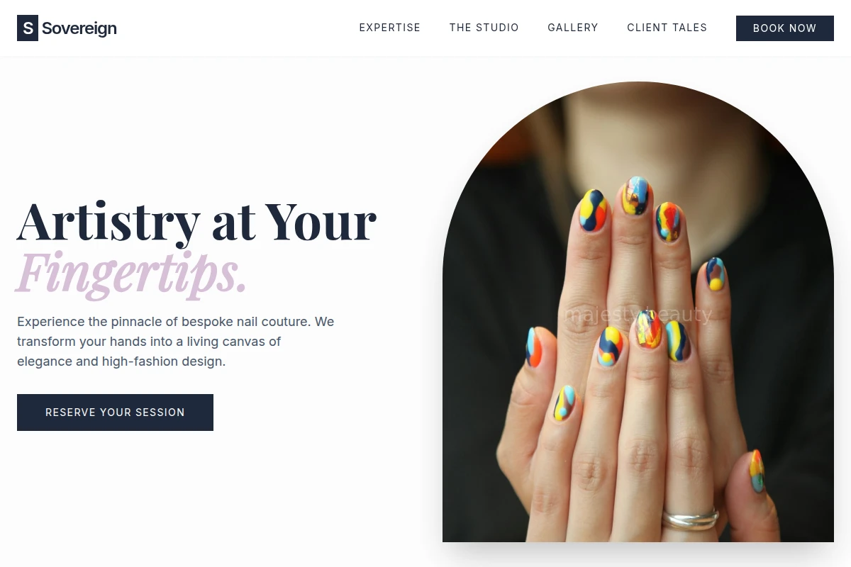 Contour Nail Art