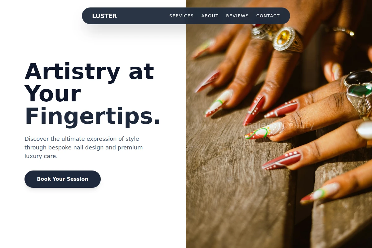 Luster Nail Art