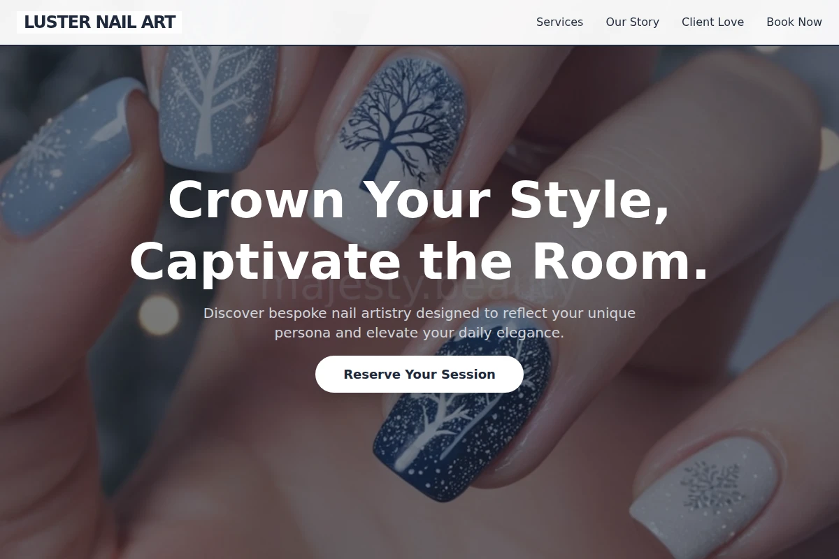 Luster Nail Art